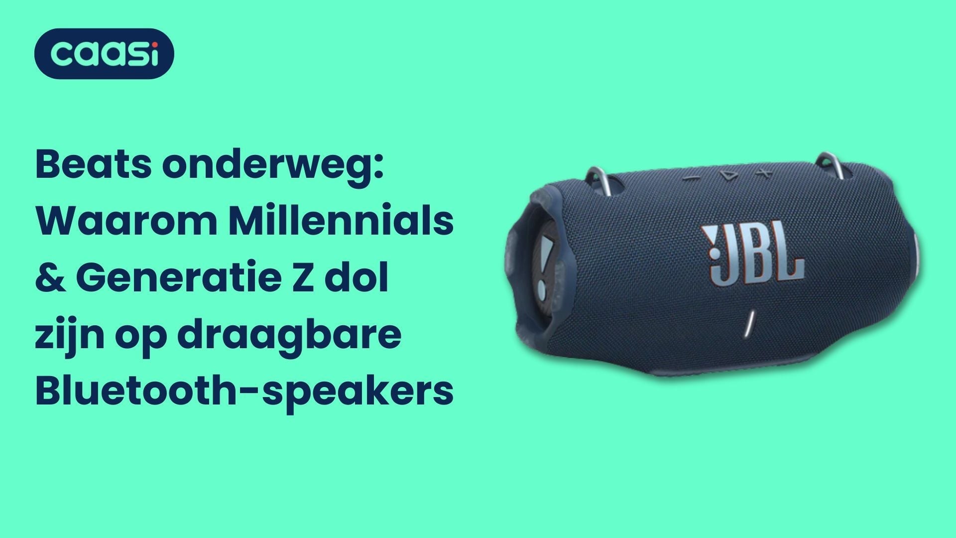 Beats onderweg: Waarom Millennials & Generatie Z dol zijn op draagbare Bluetooth-speakers