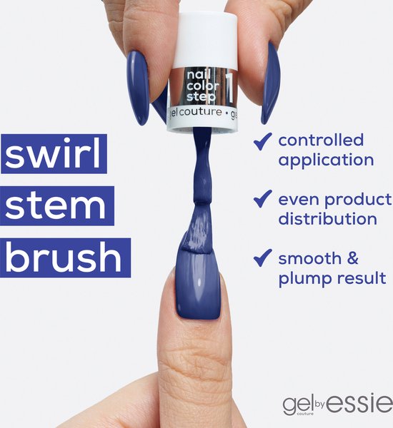 essie Gel Couture top coat - matte - versterkt en beschermt zonder UV-lamp - 13,5 ml
