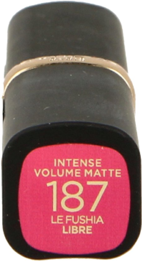 L'Oréal Paris Color Riche Intense Volume lippenstift - matte - 187 Le Fushia Libre - 1,8 g