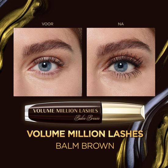 L'Oréal Paris Volume Million Lashes mascara - verzorgend - Bruin - 10,7 ml
