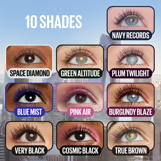 Maybelline New York mascara - Lash Sensational Sky High - 7,2 ml - Blue Mist