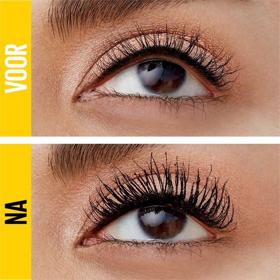 Maybelline New York Colossal Curl Bounce mascara - mega volume waterproof - Very Black - 10 ml