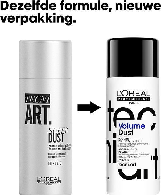 L'Oréal Professionnel Tecni.ART Volume Dust haarpoeder - voor extra volume en textuur - 7 g