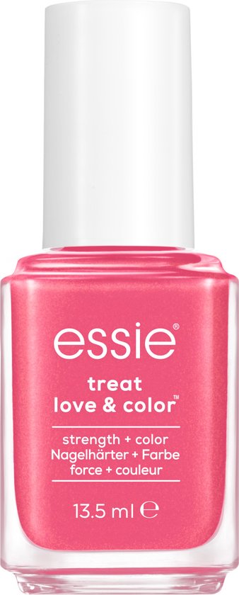 Essie Treat Love & Color nagelverharder - calcium & camellia extract - 162 Punch It Up - roze shimmer - 13,5 ml
