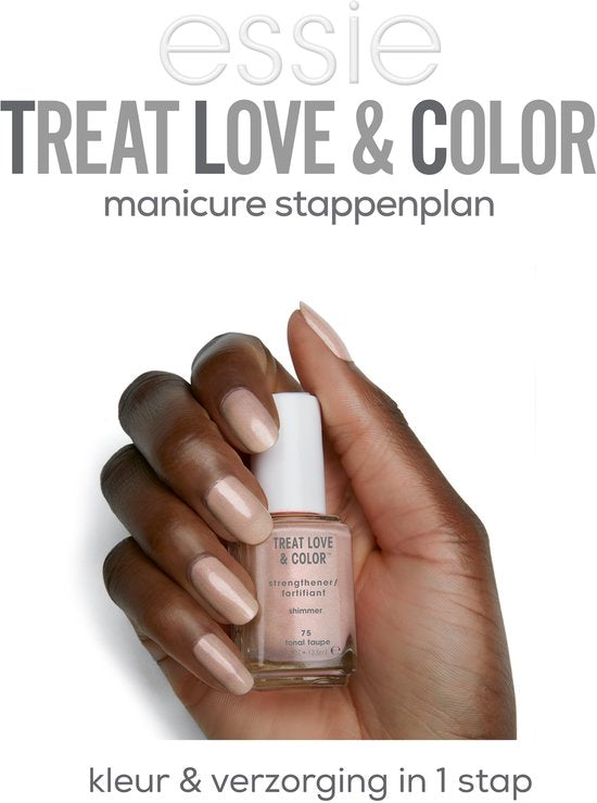 Essie Treat Love & Color nagellak - metallic - 151 Glow the Distance - Goud