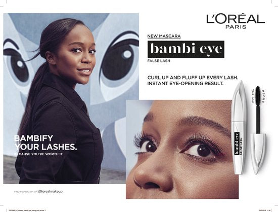 L'Oréal Paris Bambi Eye by False Lash mascara - Zwart
