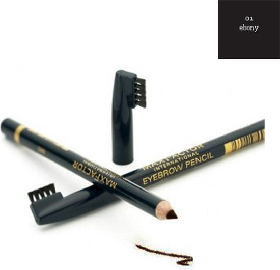 Max Factor wenkbrauwpotlood - 001 Ebony