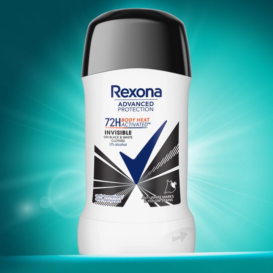 Rexona deodorant stick - anti-transpirant invisible - 50 ml