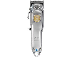 Wahl Metal Cordless Senior tondeuse - limited edition met standaard - Zilver