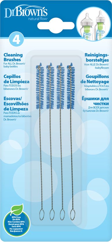 Dr. Brown's reinigingsborsteltjes - set van 4