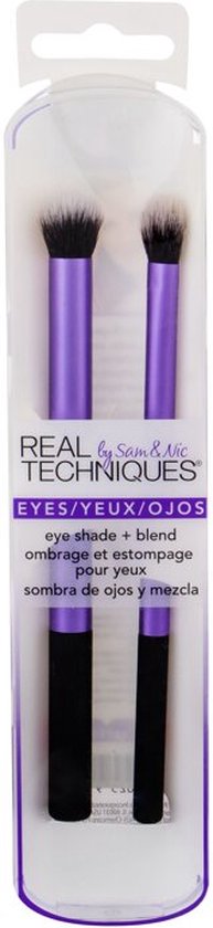 Real Techniques Eye Shade + Blend kwast - voor poeder- en crème oogschaduw