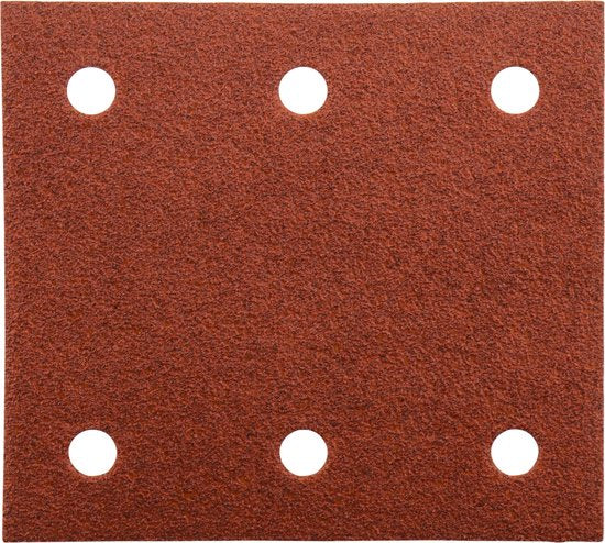 Makita P-33102 schuurvel set van 10 - red delta velcro K80 114×102 mm