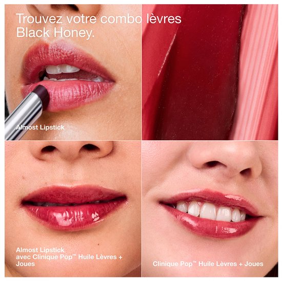Clinique Pop Lip & Cheek Oil - lip- en wangolie - Black Honey