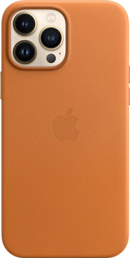 Apple iPhone 13 Pro Max leren hoesje - MagSafe - Goudbruin