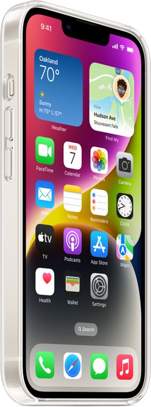 Apple iPhone 14 hoesje - MagSafe - Transparant