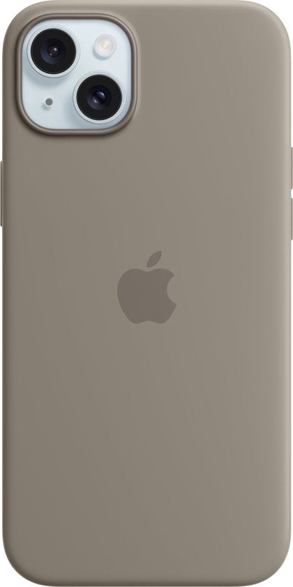Apple iPhone 15 Plus silicone case - MagSafe - Clay