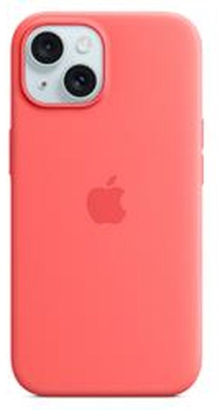 Apple iPhone 15 Plus siliconen hoesje - MagSafe - Guava