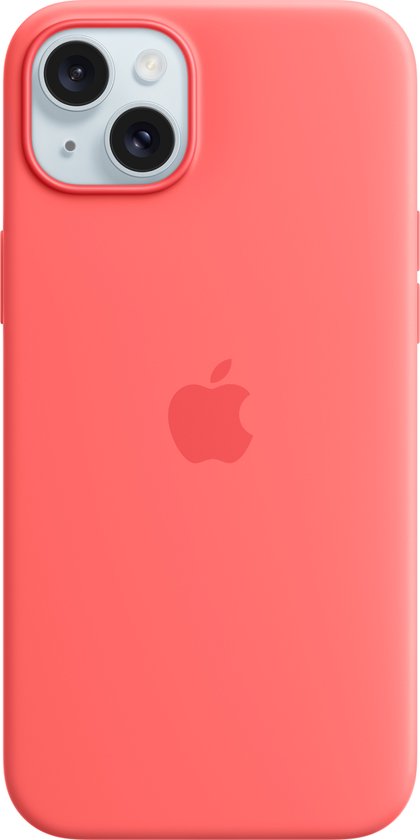 Apple iPhone 15 Plus siliconen hoesje - MagSafe - Guava