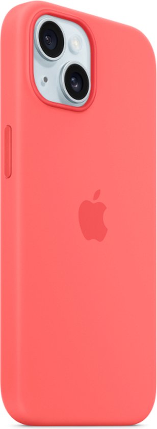 Apple iPhone 15 Plus siliconen hoesje - MagSafe - Guava