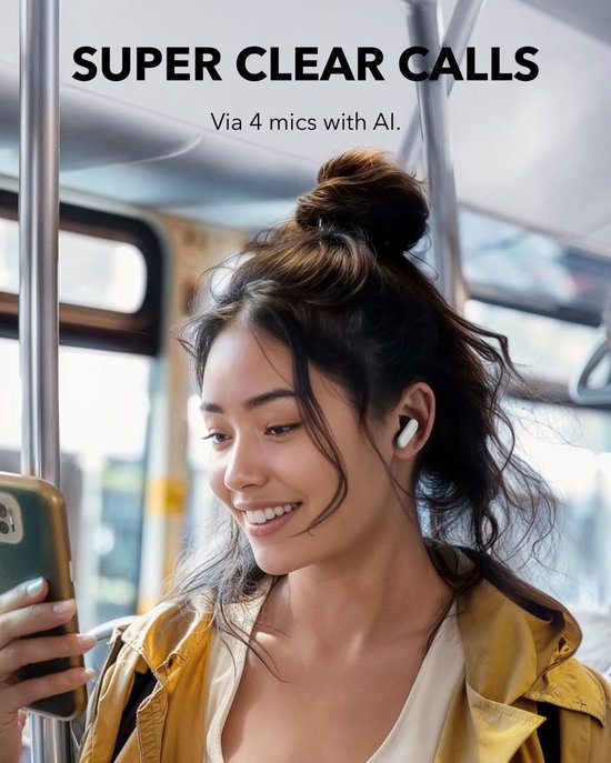 Anker Soundcore P30i oordopjes - draadloos ANC bluetooth 5.4 - Wit