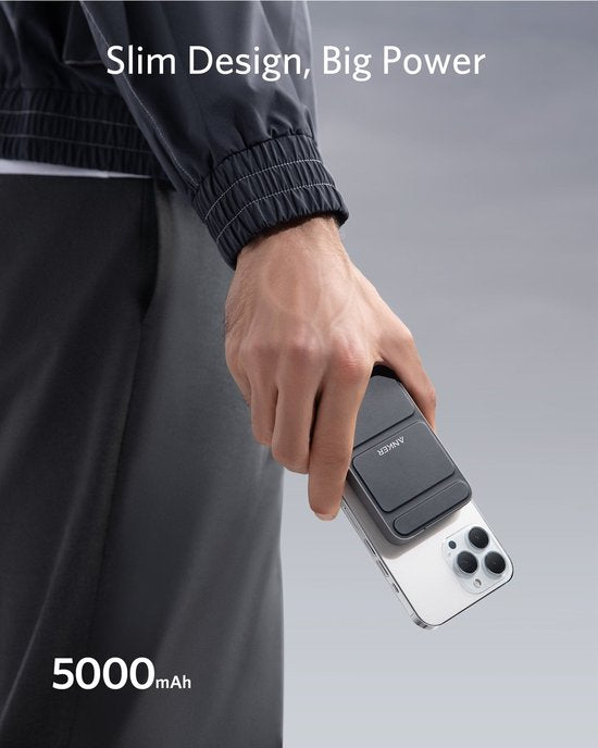 Anker PowerCore Mag Go powerbank - 5K - Zwart