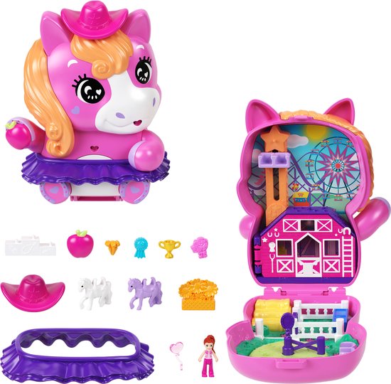 Polly Pocket speelset - Pony Rodeo