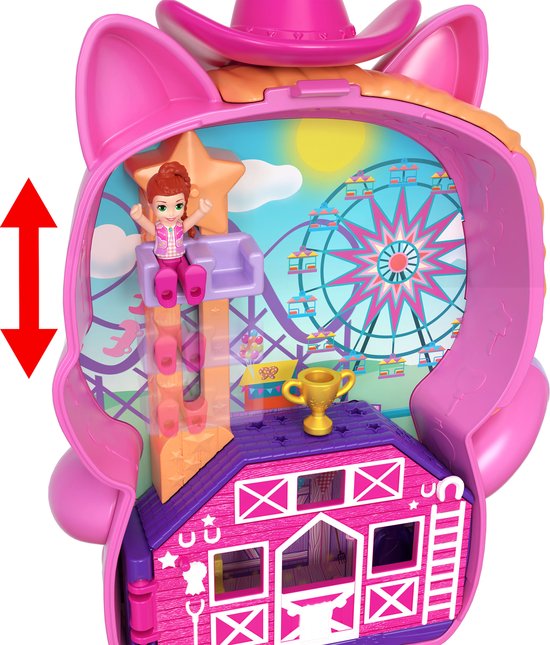 Polly Pocket speelset - Pony Rodeo