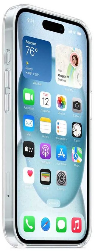 Apple iPhone 15 case - MagSafe - Transparent