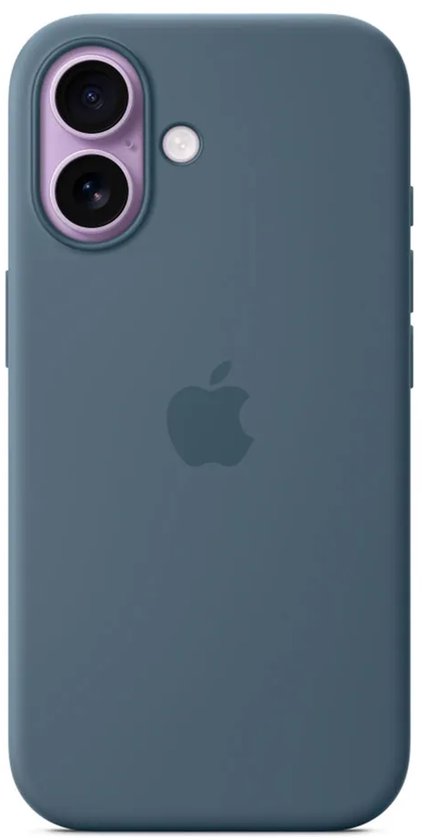 Siliconen hoesje iPhone 17 - MagSafe - Ankerblauw