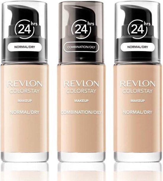 Revlon ColorStay foundation - met pomp voor normale/droge huid - 320 True Beige