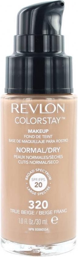 Revlon ColorStay foundation - met pomp voor normale/droge huid - 320 True Beige