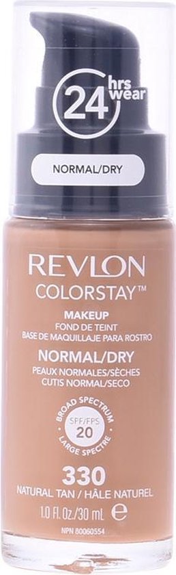 Revlon Colorstay foundation - with pump dry skin - 330 Natural Tan