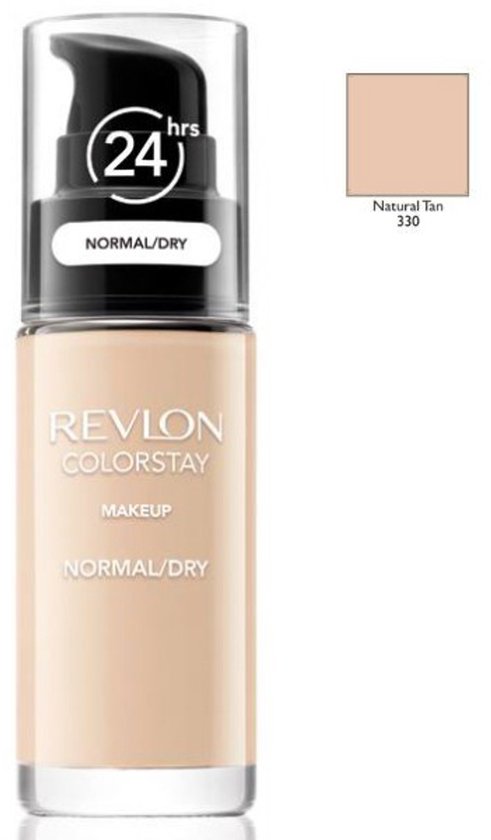 Revlon Colorstay foundation - with pump dry skin - 330 Natural Tan