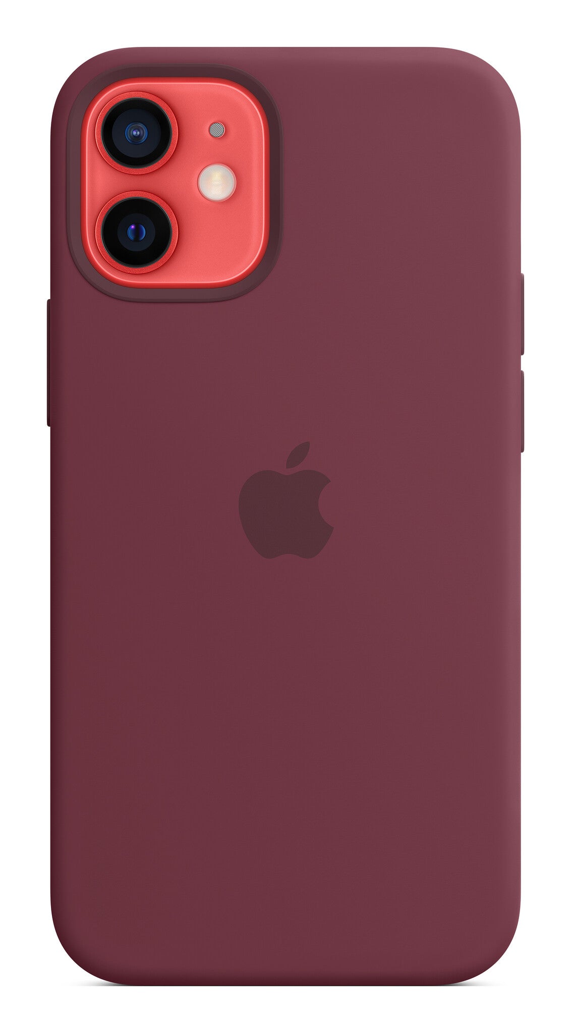 Apple iPhone 12 Mini Silicone Case met MagSafe - Pruim