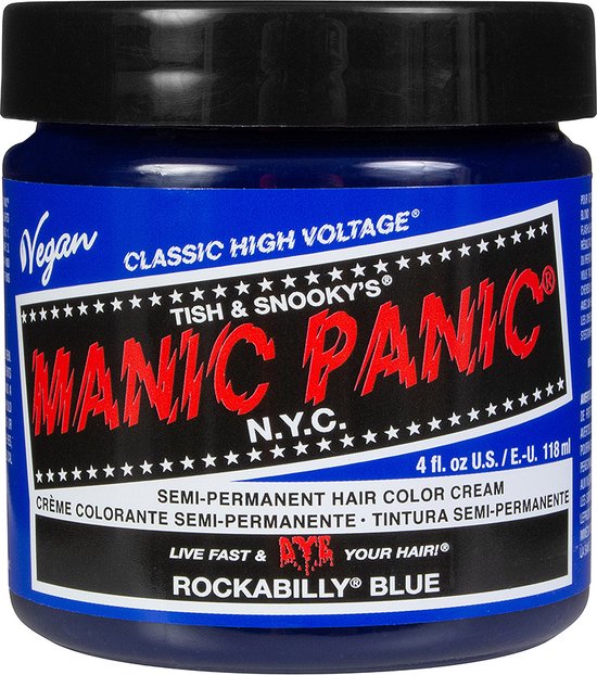 Manic Panic haarverf - semi-permanent - Classic - Rockabilly Blue