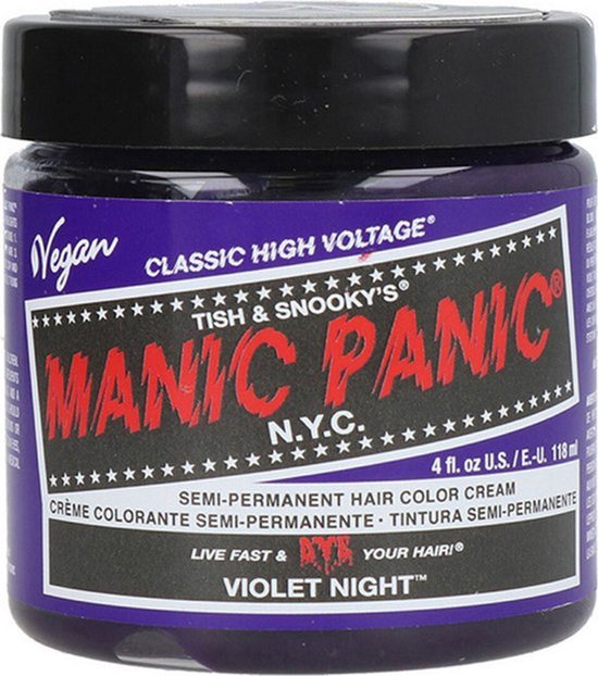 Manic Panic Classic haarverf - permanente kleur - Violet Night - 118 ml