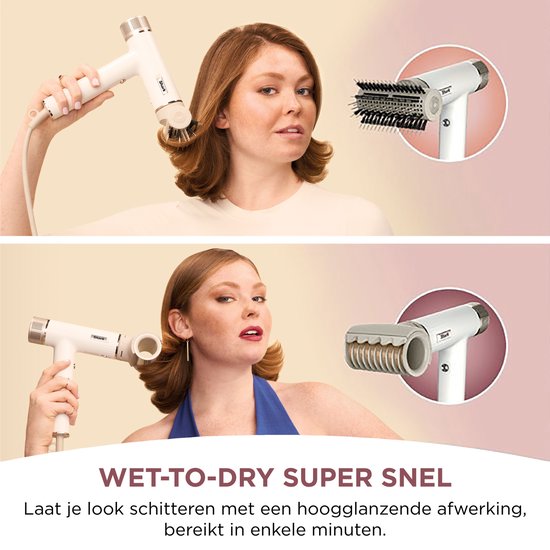 Shark SpeedStyle haardroger en styler - HD334EU - inclusief diffuser finishing tool borstel