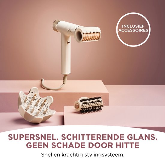 Shark SpeedStyle haardroger en styler - HD334EU - inclusief diffuser finishing tool borstel