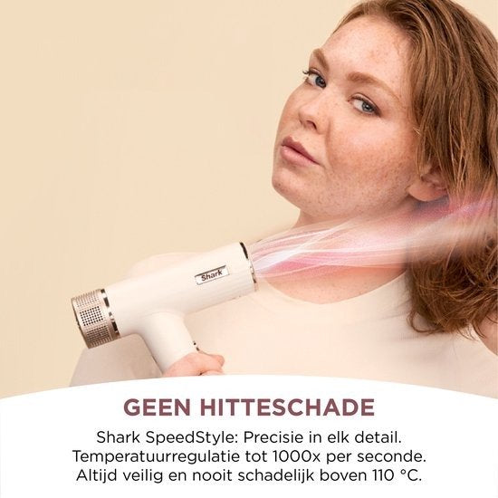 Shark SpeedStyle haardroger en styler - HD334EU - inclusief diffuser finishing tool borstel