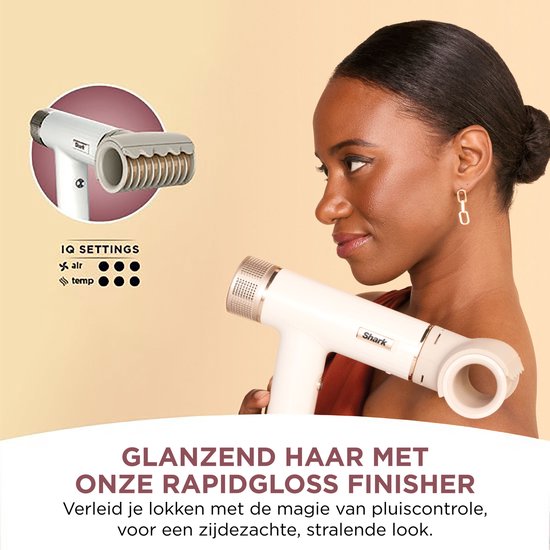 Shark SpeedStyle haardroger en styler - HD334EU - inclusief diffuser finishing tool borstel