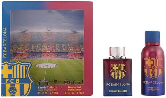 FC Barcelona geschenkset - eau de toilette 100 ml - deospray 150 ml