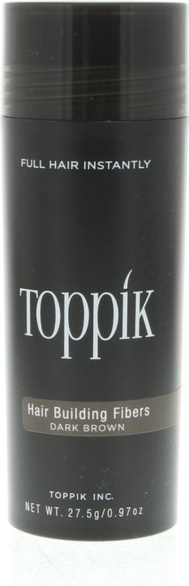 Toppik haarvezels - Hair Building Fibers - 27,5 gram - Dark Brown