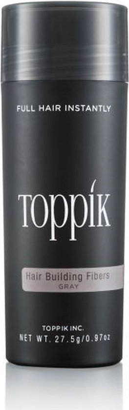 Toppik Hair Building Fibers hair thickener - 27.5 grams - Grey