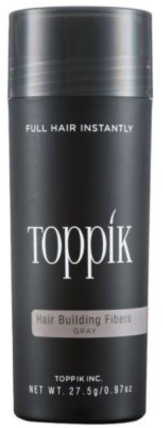 Toppik Hair Building Fibers hair thickener - 27.5 grams - Grey