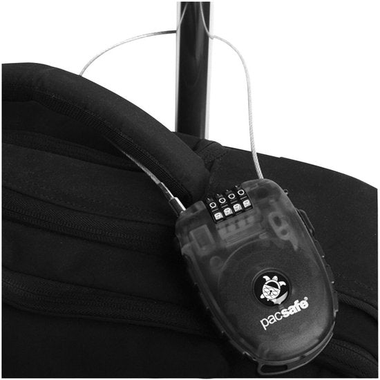 Pacsafe Retractasafe 250 kabelslot - anti-diefstal 4-cijferig - Bruin
