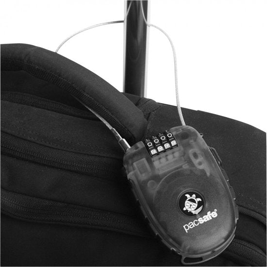 Pacsafe Retractasafe 250 kabelslot - anti-diefstal 4-cijferig - Bruin