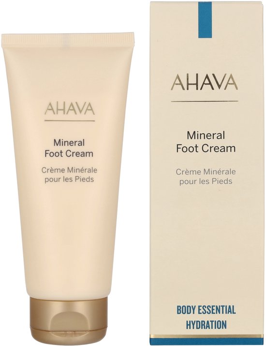 AHAVA mineraal voetcrème - hydraterend & voedend voor droge voeten - vegan - 100 ml