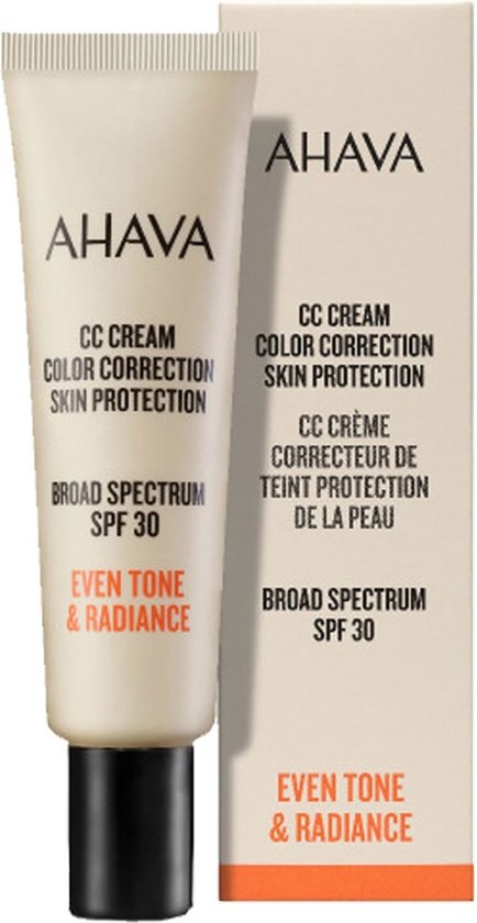 AHAVA CC cream - kleurcorrectie SPF 30 - dagcrème voor alle huidtypen - 30 ml