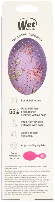Wet Brush x Disney Princess haarborstel - Original Detangler Rapunzel - anti-klit met IntelliFlex borstelharen - nat & droog haar