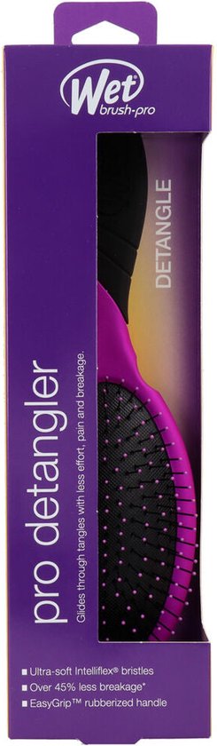 WetBrush PRO Detangler haarborstel - IntelliFlex borstelharen - Paars